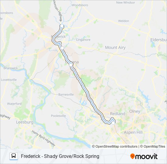 515 Bus Line Map