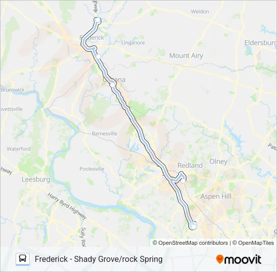 515 Bus Line Map