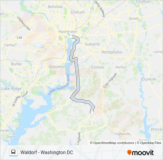 610 Bus Line Map
