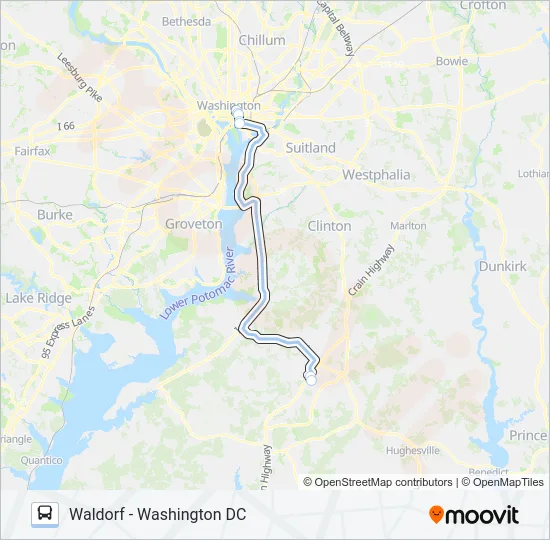 610 Bus Line Map