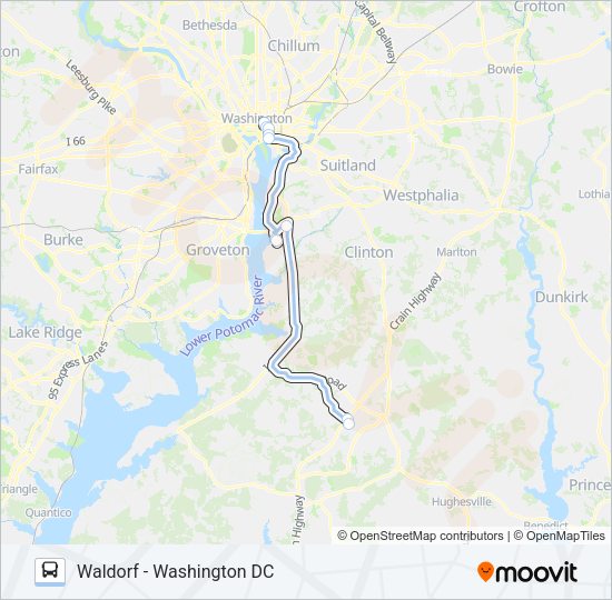 610 Bus Line Map