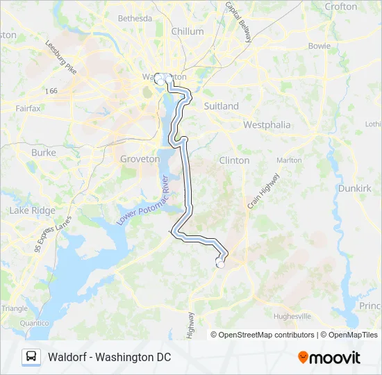 620 Bus Line Map