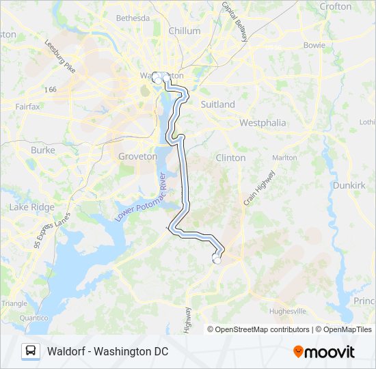 620 Bus Line Map