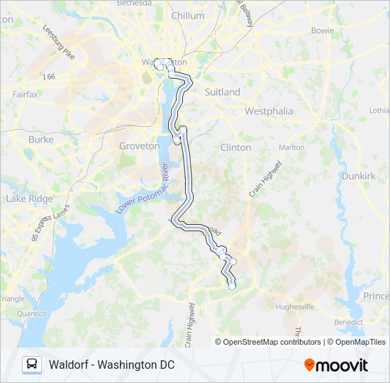 620 Bus Line Map