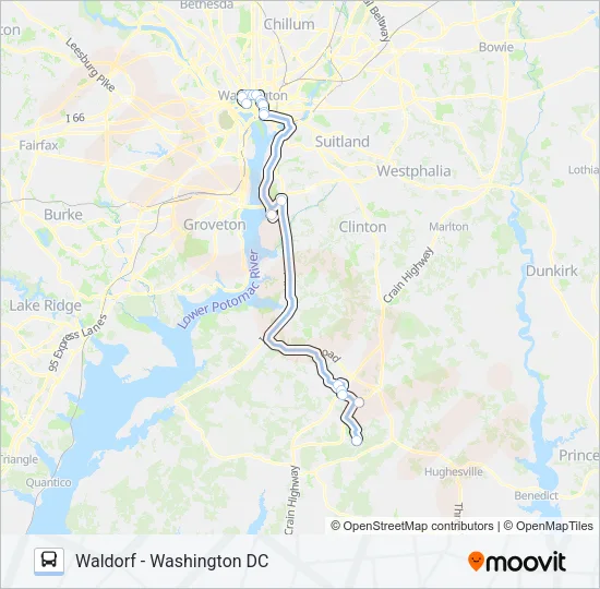 620 Bus Line Map