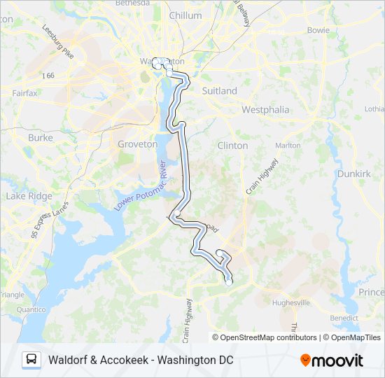 640 bus Line Map