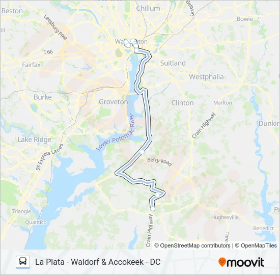 650 Bus Line Map