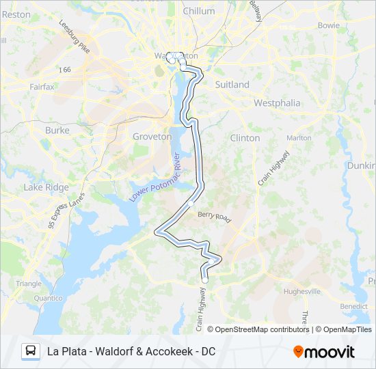 650 Bus Line Map