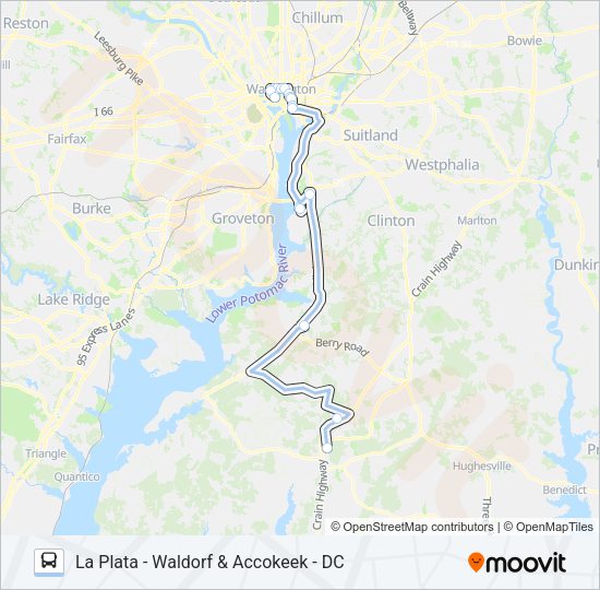 650 Bus Line Map