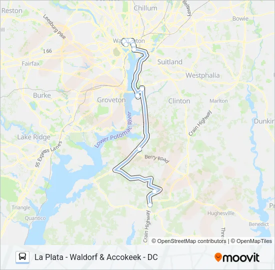 650 Bus Line Map
