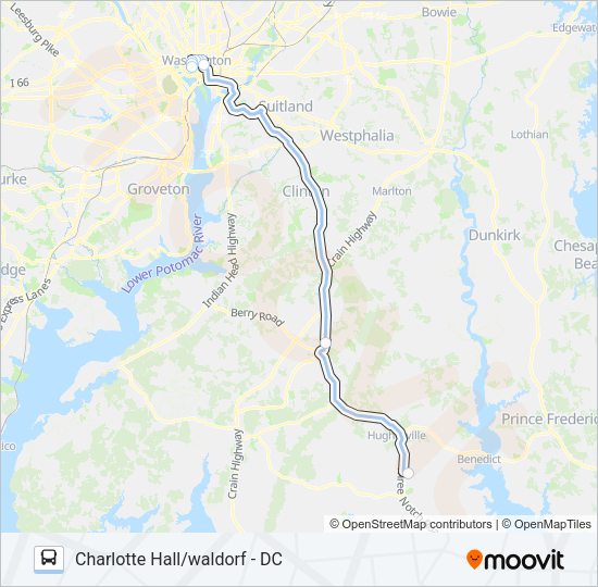 715 Bus Line Map