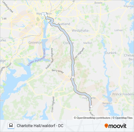 715 Bus Line Map