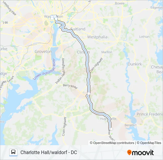 715 Bus Line Map