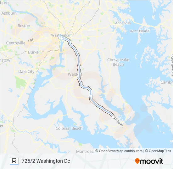 725 Bus Line Map