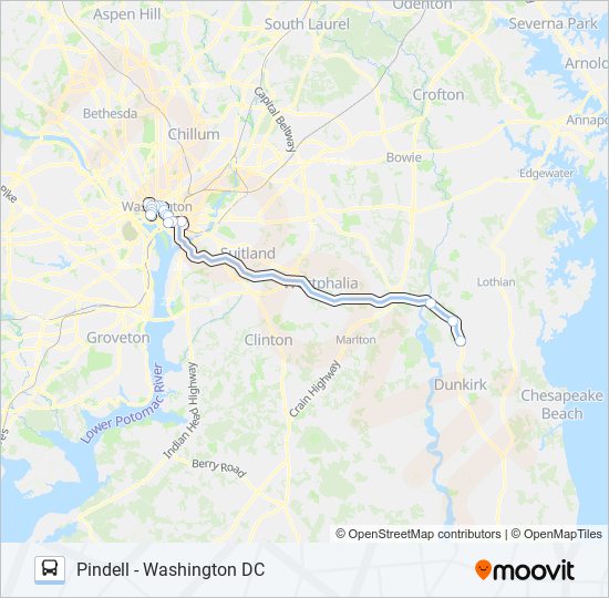 810 bus Line Map