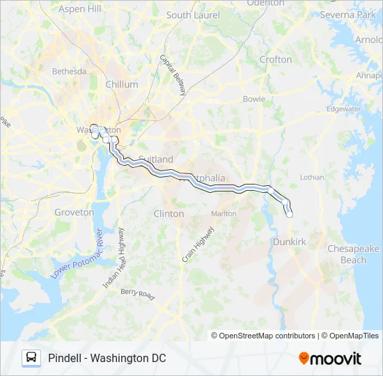 810 Bus Line Map