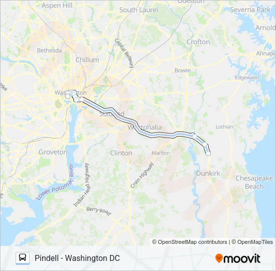 810 Bus Line Map