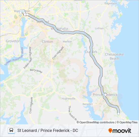 840 Bus Line Map