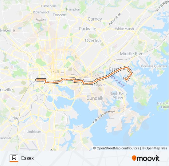 citylink orange Route: Schedules, Stops & Maps - Essex (Updated)