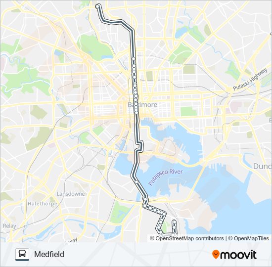 CITYLINK SILVER bus Line Map