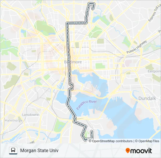CITYLINK SILVER Bus Line Map