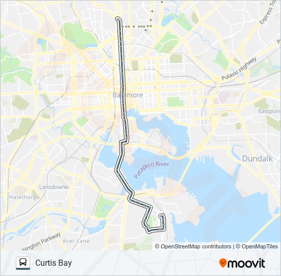 Mapa de CITYLINK SILVER de autobús