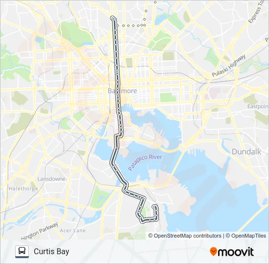 CITYLINK SILVER Bus Line Map
