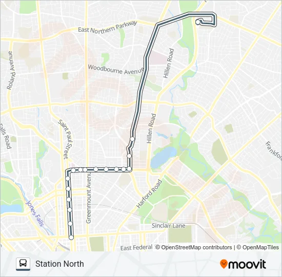 CITYLINK SILVER Bus Line Map