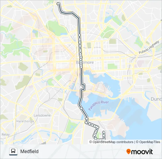 CITYLINK SILVER Bus Line Map