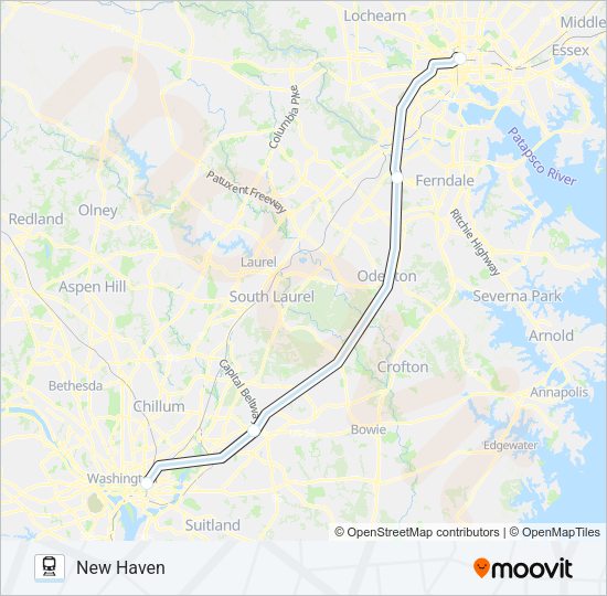 VERMONTER Train Line Map