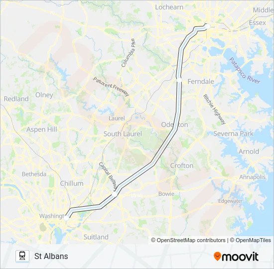 VERMONTER Train Line Map