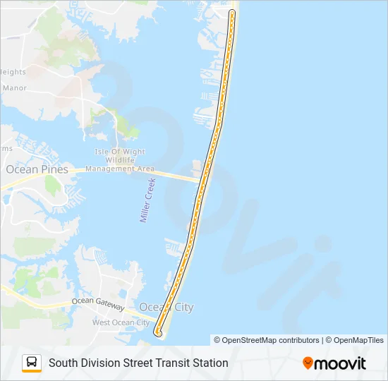 SOUTH DIVISION STREET TRANSIT STATION - 144TH STREET TRANSIT STATION Bus Line Map