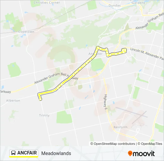 ANCFAIR Bus Line Map