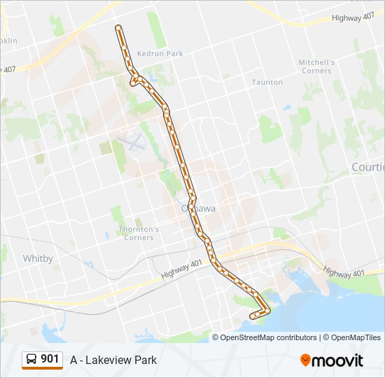 901 Route Schedules Stops Maps A Lakeview Park Updated