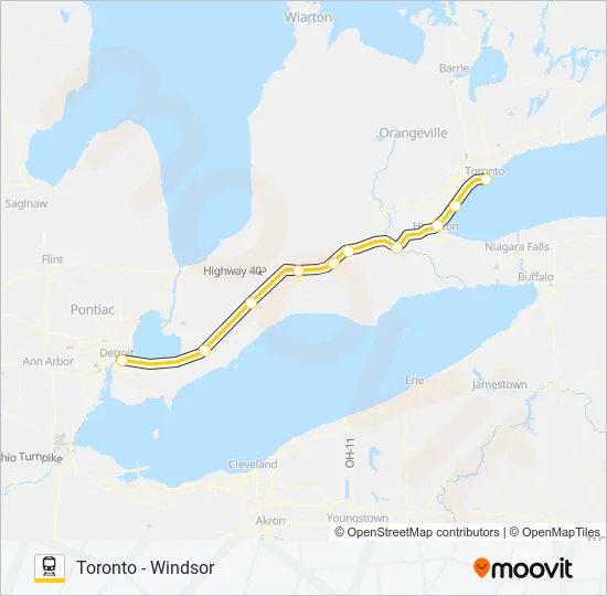 Directions To Windsor Ontario Via Rail Route: Schedules, Stops & Maps - Windsor (Updated)