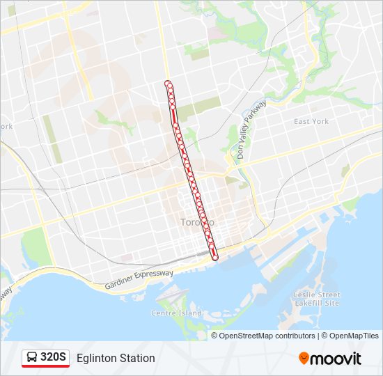 320S bus Line Map
