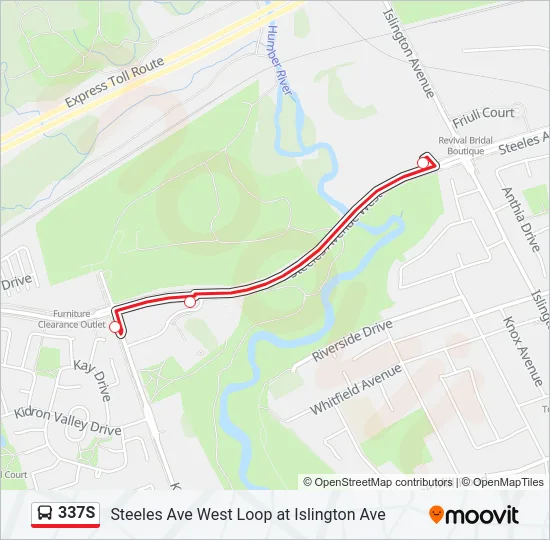337S Bus Line Map