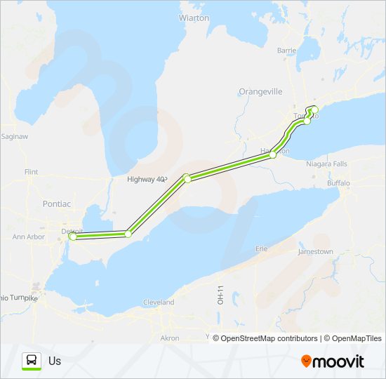 flixbus 2706 Route Schedules Stops Maps Detroit Bus Station