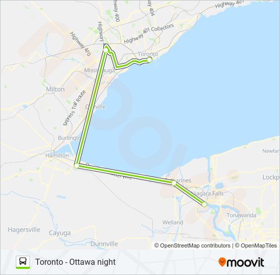 FLIXBUS N2700 Bus Line Map