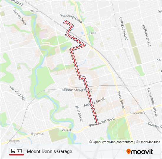 71 Bus Route Schedule 71 Route: Schedules, Stops & Maps - 120 Industry St (Updated)