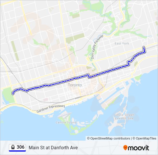 306 Streetcar Line Map