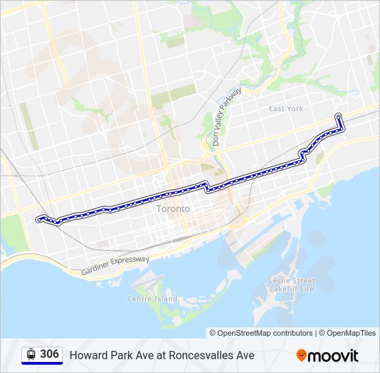 306 Streetcar Line Map