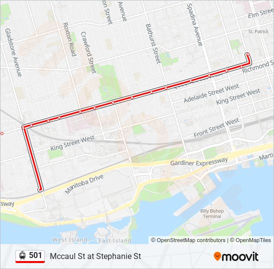 TTC Route 501 Bus Ride From Long Branch Loop To Dufferin 