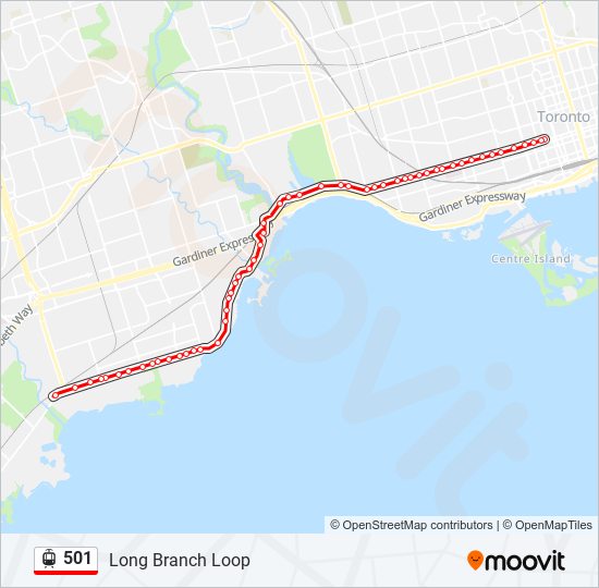 501 Route: Schedules, Stops & Maps - Long Branch Loop (Updated)