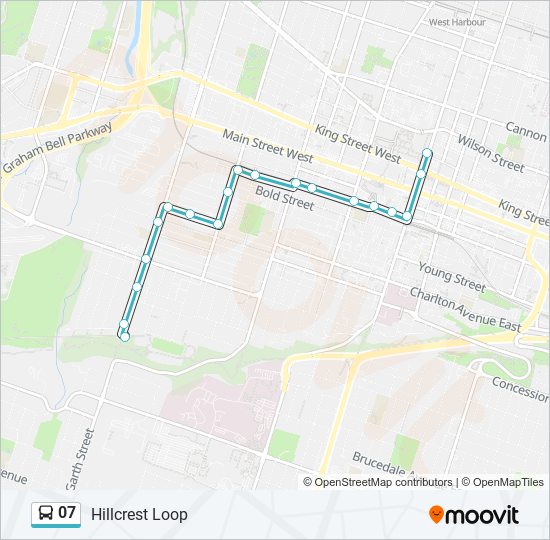 07 bus Line Map