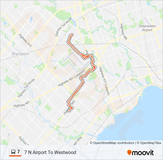 7 bus Line Map