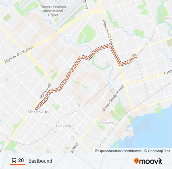 20 Route Schedules Stops Maps Eastbound Updated