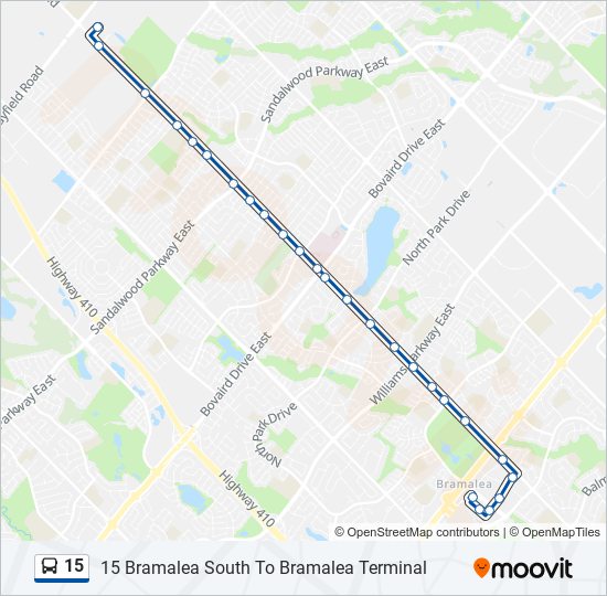 15 bus Line Map