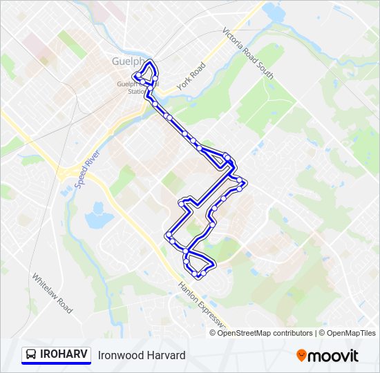 IROHARV bus Line Map