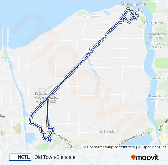 NOTL bus Line Map